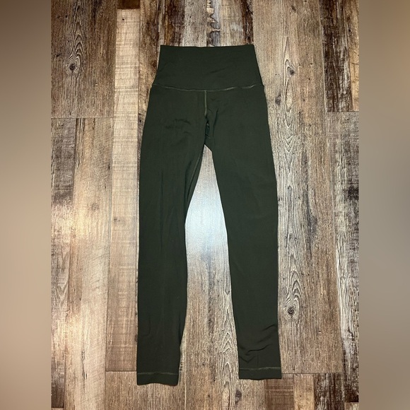 lululemon Align™ High-Rise Pant 25" in Dark Olive Size 2 - Picture 2 of 6
